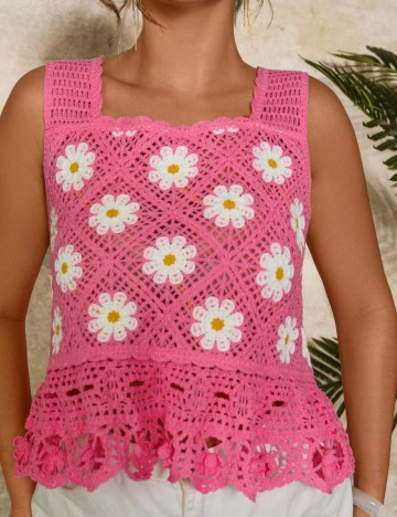 Top Shein Curve+, mix culori