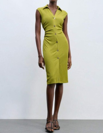 Rochie midi Shein, verde