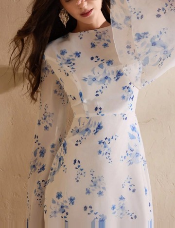 Rochie maxi Shein, mix culori