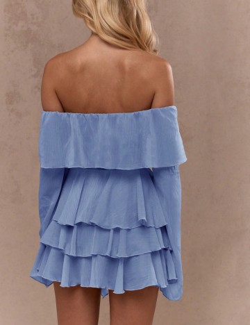 Top Shein Missguided, albastru