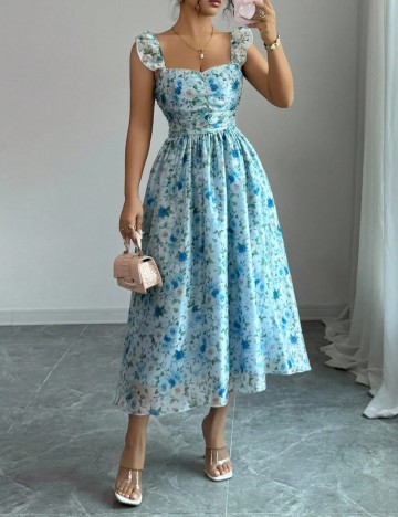 Rochie midi Shein, albastru