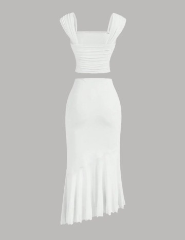 Compleu Shein MOD, alb