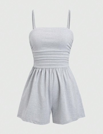 Salopetă scurtă Shein, gri