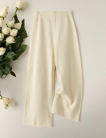 Pantaloni Shein Curve+, crem