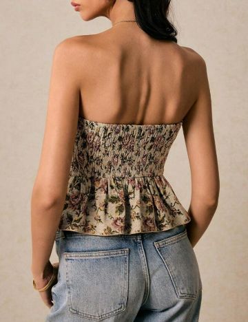 Top Shein, mix culori