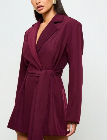 Rochie Tip Sacou Shein AIIRZ, vișiniu