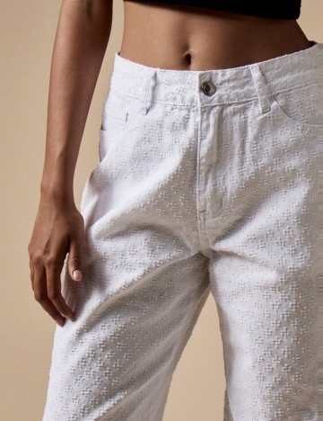 Jeans Shein Missguided, alb