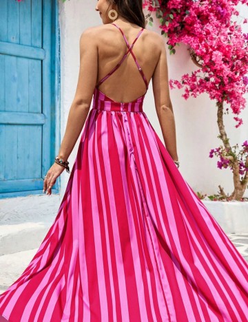 Rochie maxi Shein, roz