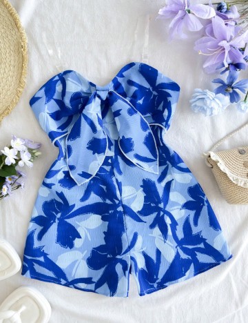 Salopetă scurtă Shein, albastru