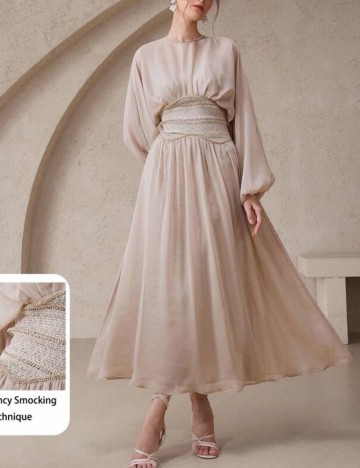 Rochie maxi Shein, bej