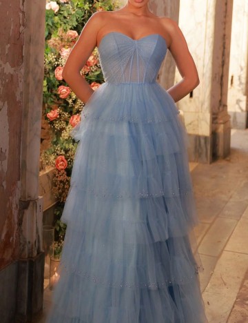 Rochie de ocazie Shein, albastru