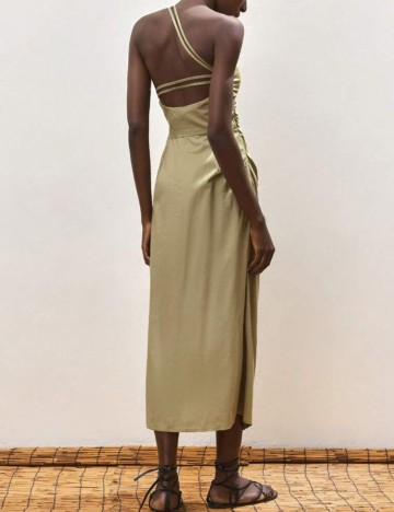 Rochie midi Shein, kaki