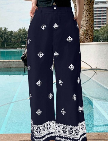 Pantaloni Shein, albastru