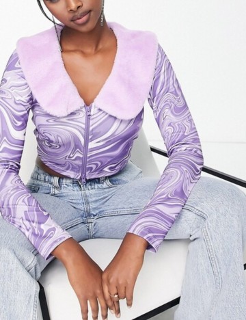 Cardigan ASOS, mov