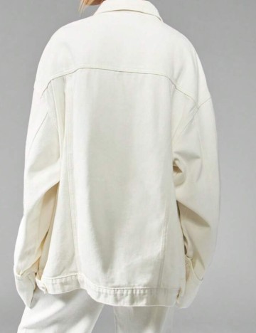 Geacă de blugi Missguided by Shein, alb