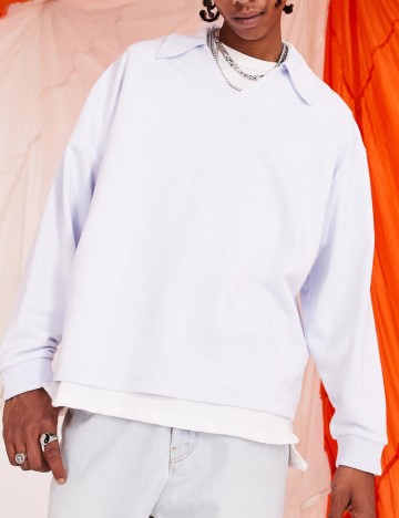 Bluză ASOS, albastru deschis