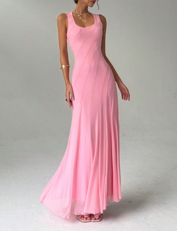 Rochie maxi Shein, roz