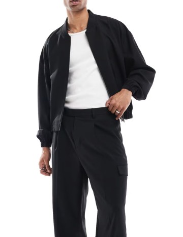 Jachetă ASOS, negru