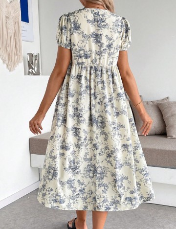 Rochie midi Shein, mix culori