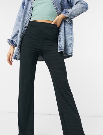 Pantaloni Collusion, negru