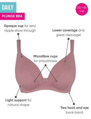 Sutien cu armătură Curvy Kate, lila