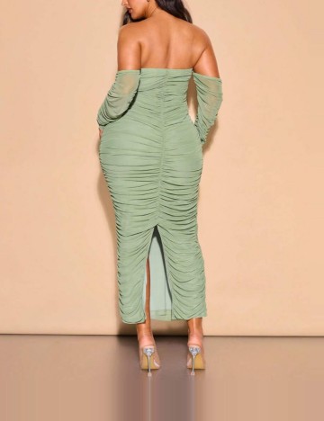 Rochie midi Shein, verde