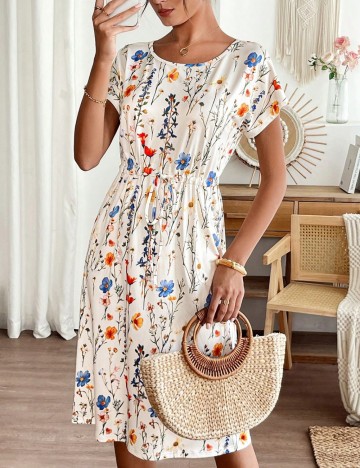 Rochie midi Shein Emery Rose, mix culori