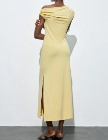 Rochie midi Shein, galben