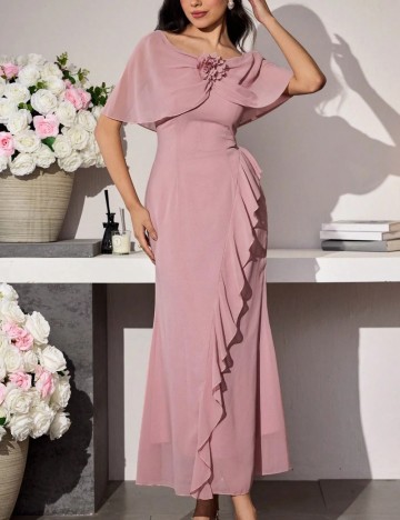 Rochie midi Shein, roz