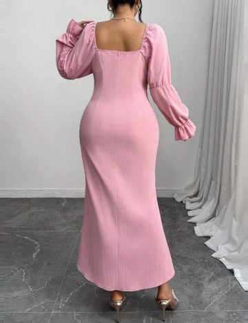 Rochie midi Shein, roz