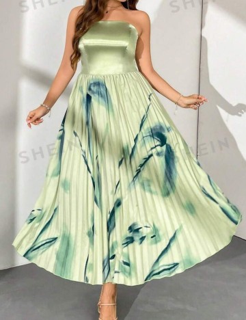 Rochie midi Shein, mix culori