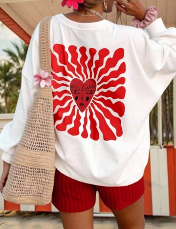 Bluză Shein Curve+, alb