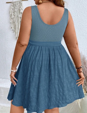 Rochie mini Shein Curve+, albastru