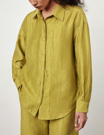 Cămașă Shein, verde