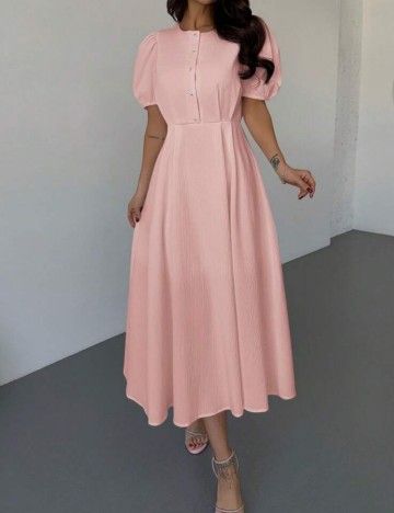 Rochie midi Shein, roz