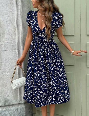 Rochie midi Shein, mix culori