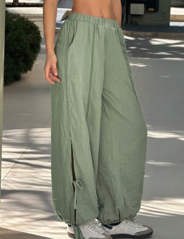 Pantaloni Shein, verde