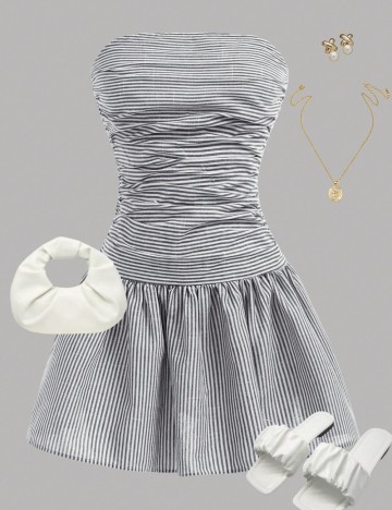 Rochie Shein, mix culori