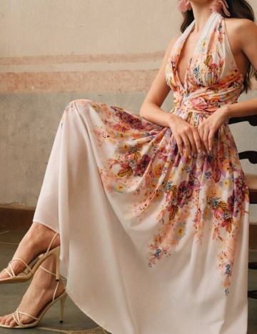 Rochie maxi Shein Anewsta, mix culori