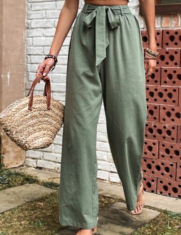 Pantaloni Shein Emery Rose, verde