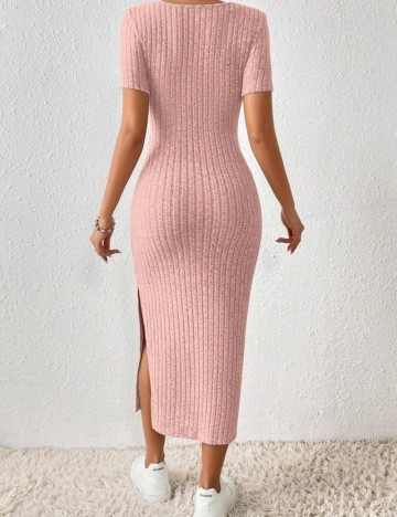 Rochie midi Shein, roz