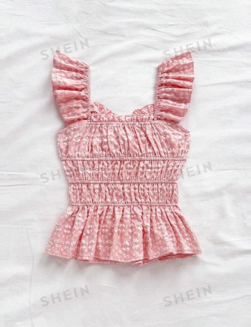 Top Shein, mix culori