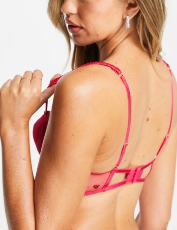 Sutien cu armătură ASOS, roz