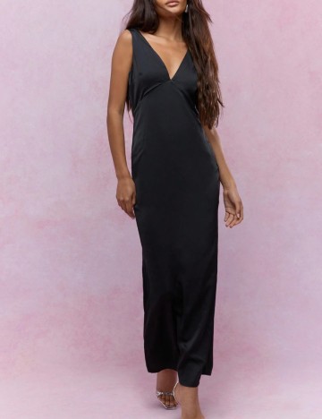 Rochie maxi Shein Missguided, negru