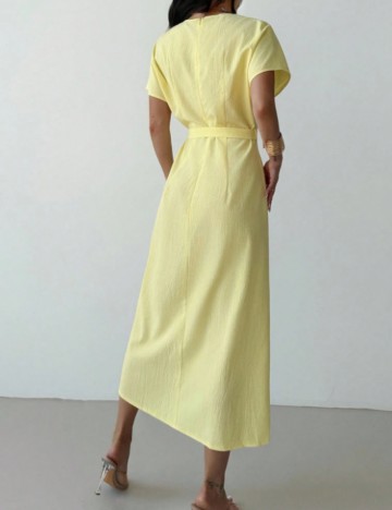 Rochie midi Shein, galben