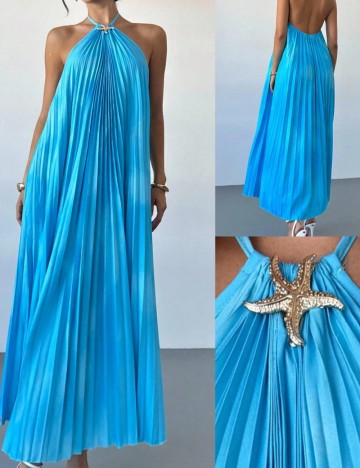 Rochie maxi Shein, albastru