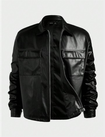 Jachetă Shein MANFINITY, negru