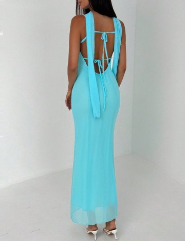 Rochie maxi Shein, albastru