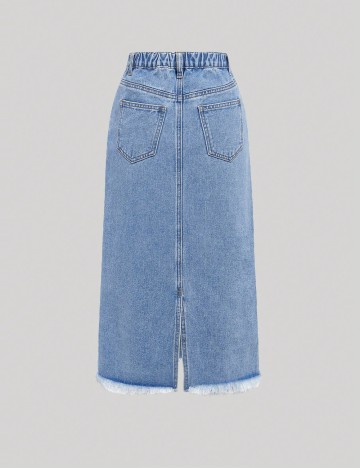 Fustă de blugi Shein, albastru