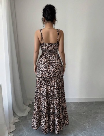 Rochie midi Shein, animal print